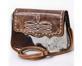 American Darling Crossbody Hair-On Genuine Leather Handbag
