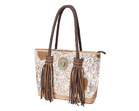 American Darling Genuine Leather Western Tote Bag