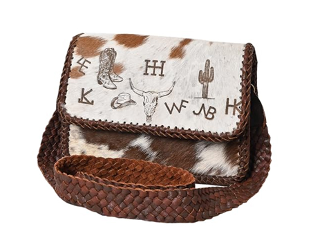 American Darling Crossbody Hair-On Genuine Leather Handbag