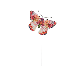 Butterfly Stake/Wall Art Small - Pink