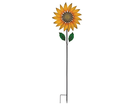 Textured Sunflower Wind Spinner