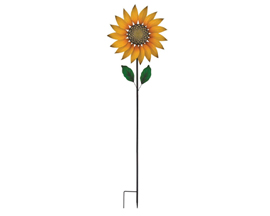 Textured Sunflower Wind Spinner