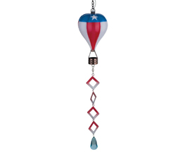 Mini Hot Air Balloon Spinner Lantern - Americana