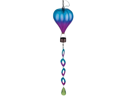 Mini Hot Air Balloon Lantern Spinner - Purple