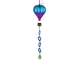 Mini Hot Air Balloon Lantern Spinner - Purple