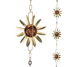 Sunflower Rain Chain