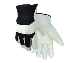 Golden Stag® Cowhide Mesh Back Gloves