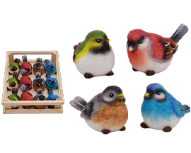Rainbow Bird Figurine