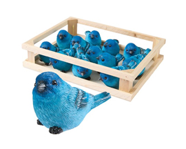 Indigo Bird Figurine