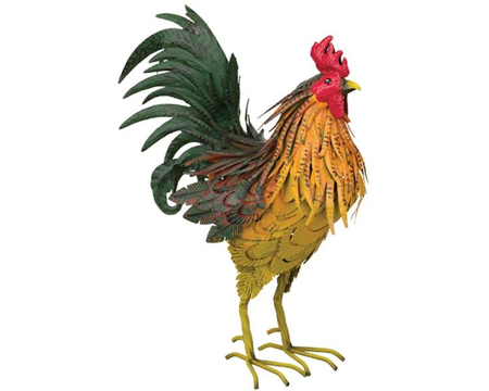 Napa Rooster Decor 15 inches