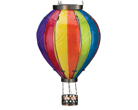 Hot Air Balloon Solar Lantern - Rainbow XL