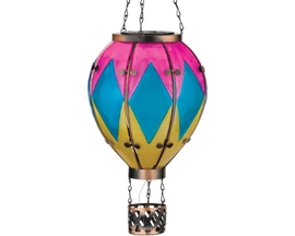 Hot Air Balloon Solar Lantern - Diamond Large