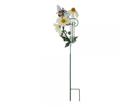 Bee Flower Rain Gauge