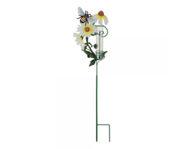 Bee Flower Rain Gauge