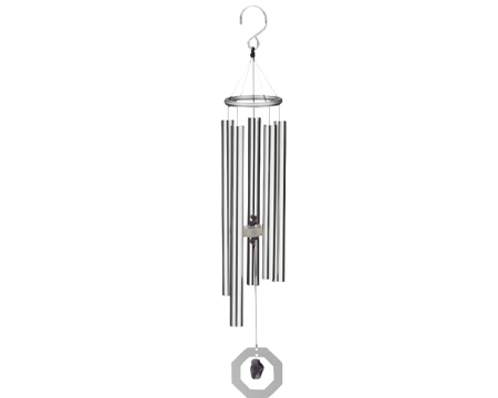 Zen Crystal Chime - Silver