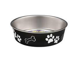 Loving Pets® Medium Bella Dog Bowl - Espresso