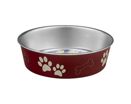Loving Pets® Medium Bella Dog Bowl - Merlot
