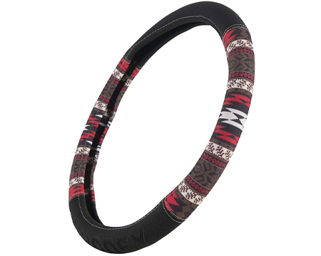 Hooey Steering Wheel Cover - Multi/Clay