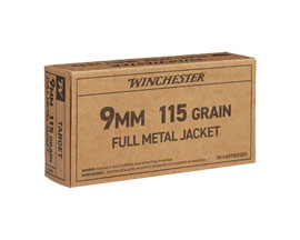 Winchester® 9mm 115 GR FMJ