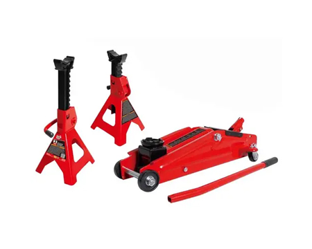 Automatic Floor Jack - 3 Ton Black/Red