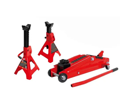 Automatic Floor Jack - 3 Ton Black/Red