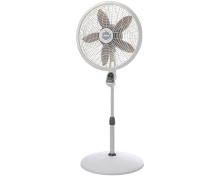 Lasko&reg; 18 in. Adjustable Elegance & Performance Pedestal Fan w/ Remote Control