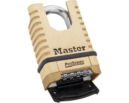 Master Lock® 2.75 in. Heavy Duty Shrouded Outdoor Resettable Padlock