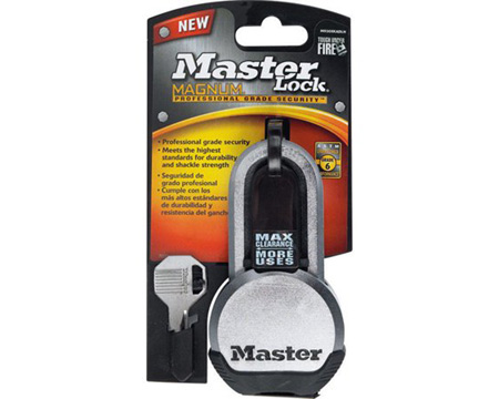 Master Lock® 2.5 in. Solid Steel Keyed Different Padlock