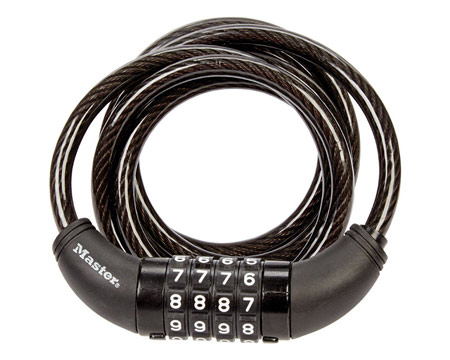 Master Lock® 6 ft. Cable Combination Bicycle Lock