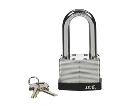 Ace® 1.5 in. Laminated Steel Double Locking Padlock