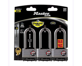 Master Lock® 2 in. 3-Pack Stainless Steel Outdoor Padlock Key Pack