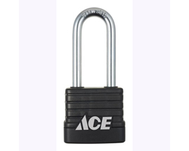 Ace® 1.75 in. Steel 5-Pin Cylinder Weather-Resistant Padlock
