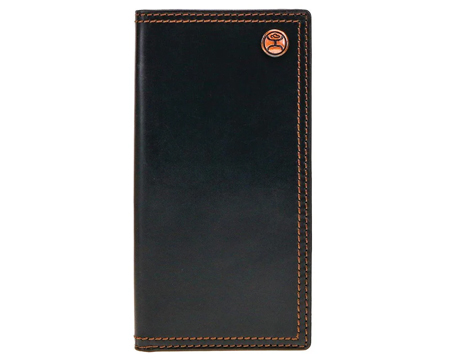 Hooey Smooth Black Rodeo Wallet