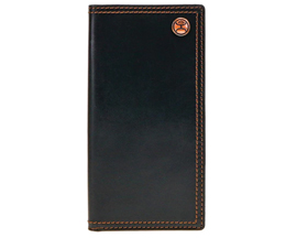 Hooey Smooth Black Rodeo Wallet