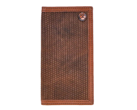 Hooey Basket Weave Embossed Wallet
