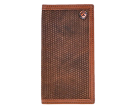 Hooey Basket Weave Embossed Wallet