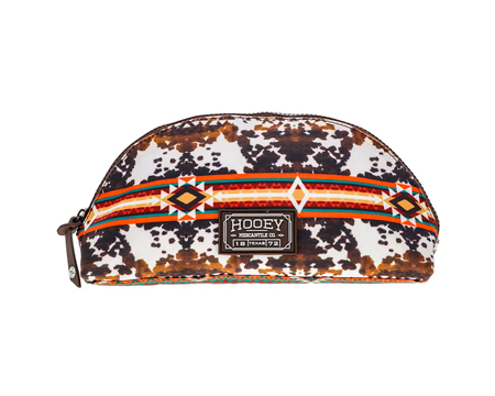 Hooey Accessory/Makeup Bag - Cowprint S