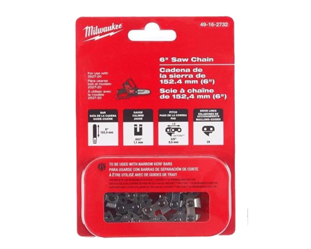 Milwaukee® Replacement Chainsaw Chain 6"