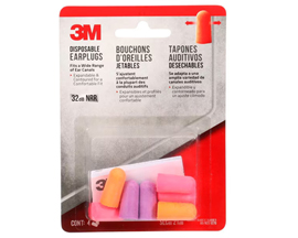3M Disposable Earplugs 3 pair