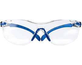 Safety Glasses Black/Blue/Clear 
