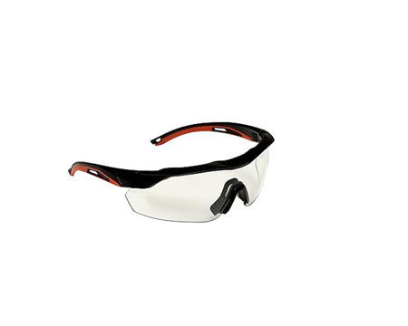 Safety Glasses Black/Red/Clear