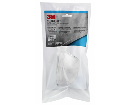 3M SecureFit Clear Safety Glasses