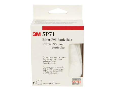 3M� Respirator Particulate Filters P95 6 Pack