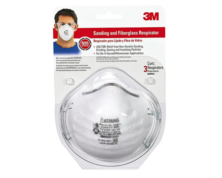 Sanding & Fiberglass N95 Respirator 3 Pack