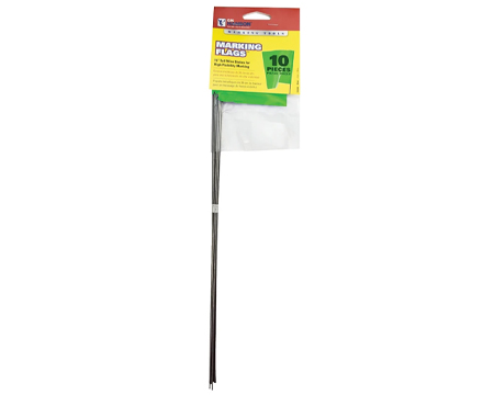 Marking Flag - Lime 10 Pack