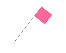 Marking Flag - Glo Pink 2.5 x 3.5