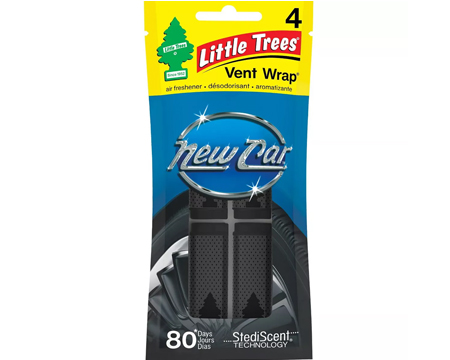 Little Trees® Vent Wrap® New Car Scent 4 Pack