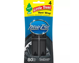 Little Trees® Vent Wrap® New Car Scent 4 Pack