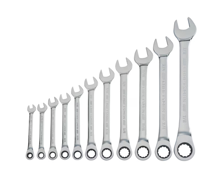 Ratchet Combo Wrench Set 11 Pc