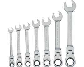 Flex Combo Wrench Set SAE 7 Pc